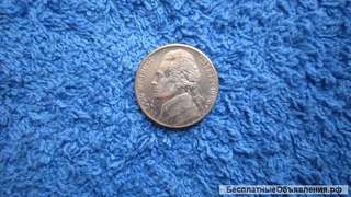 США 5 центов Монета - 1996 года (5c) Jefferson Nickel Знак P