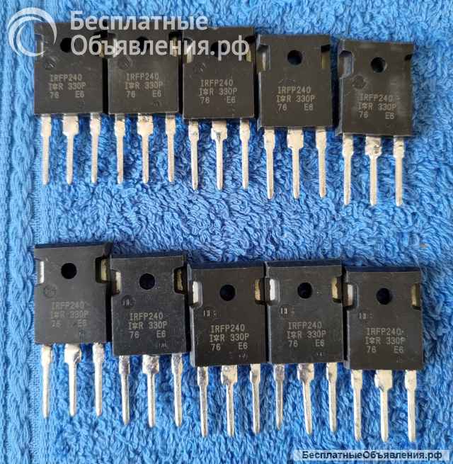 IRFP240 (IRFP240N) IR International Rectifier TO-247A N-канал 200V 20A оригинальный НОВЫЙ и ДЕМОНТАЖ