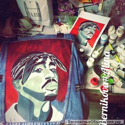 Яркая стильная одежда (ручная роспись)