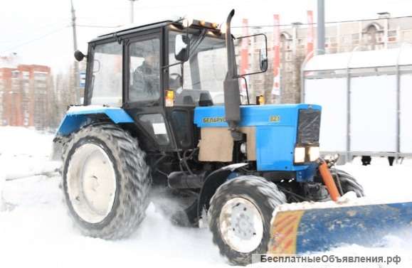 Уборка территорий от снега погрузка и вывоз с утилизацией