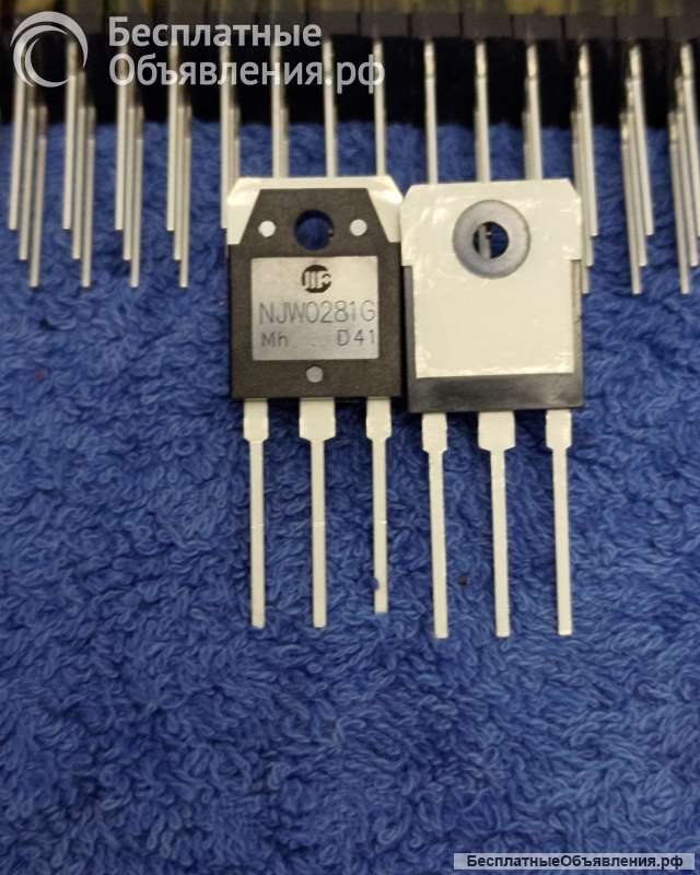 NJW0281G, TO3P, NPN, 150W, 250V, 15A, hfe: 75, Биполярный транзистор оригинальный НОВЫЙ