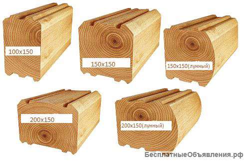 Профилированный брус, доска