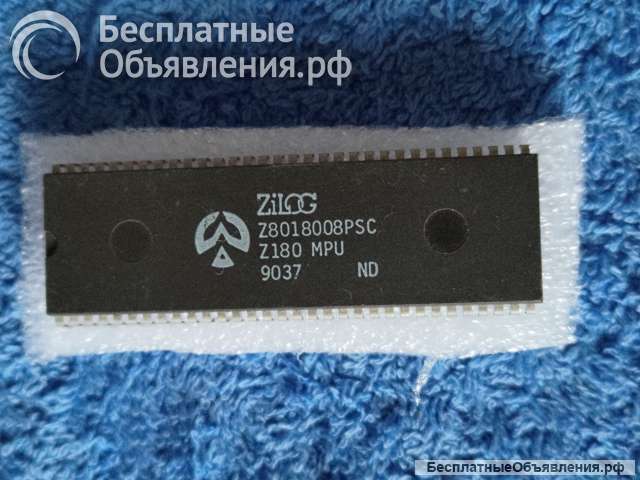 Z8018008PSC Z180 MPU 8MHZ, 5V, 64PDIP Микропроцессор Zilog, Inc. оригинальный
