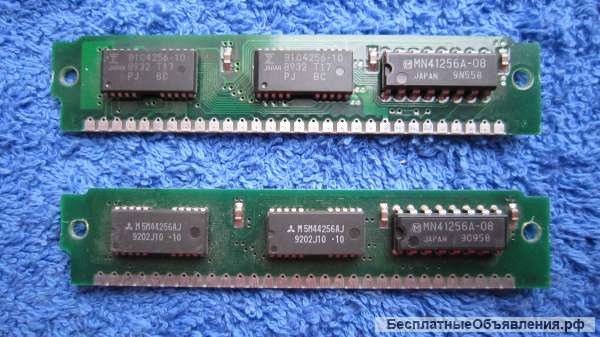Память IBI, M2V0 SSM251A9B J0345BA 30-Pin SIMM Memory Module RAM 2шт