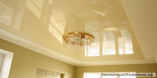 Глянцевые натяжные потолки
