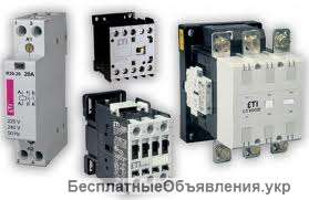 Контакторы и пускатели General Electric, ETI, ABB, ИЭК, АСКО, Одесса