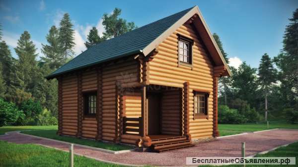 Дом Чернигов из оцилиндрованного бревна