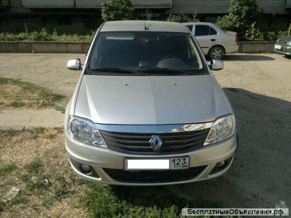 Продам renault logan 2013 года пробег 11т. км.