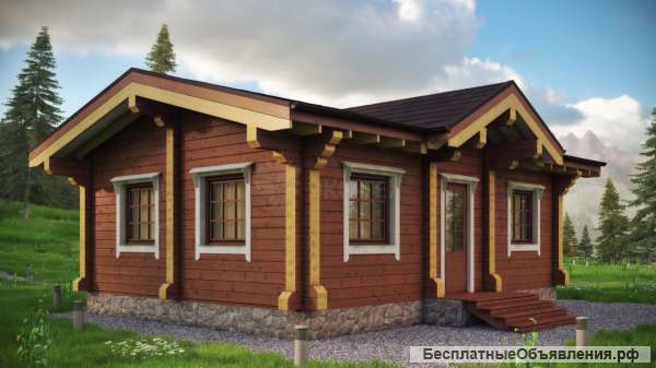 Дом Тройка из клееного бруса