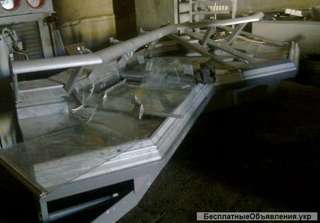 Холодильная витрина нержавеющая б/у Linde зигзаг