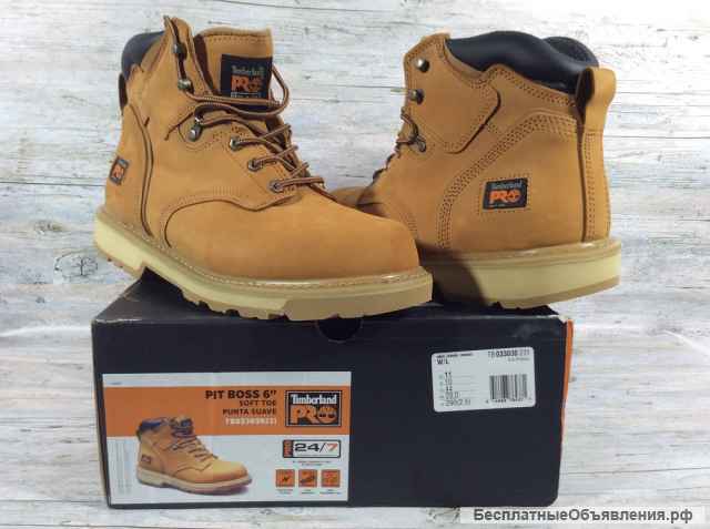 Ботинки Timberland PRO Pit Boss 6-Inch Soft Toe Размеры US8.5 - US11