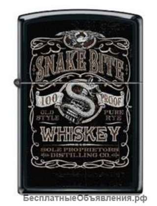 Зажигалка Zippo 218 Snake Bite Whiskey