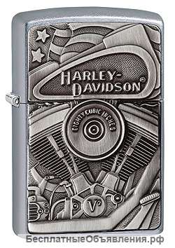 Зажигалка Zippo 29266 Harley Davidson Motor Flag