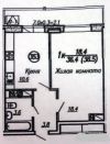 Однокомнатная квартира в г. Краснодар
