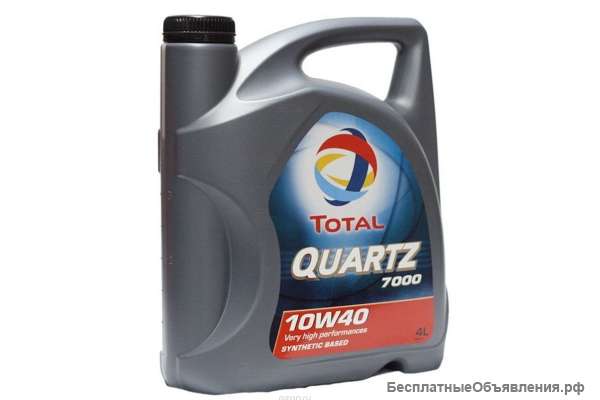 Моторное масло Total Quartz 7000 10w40 4л