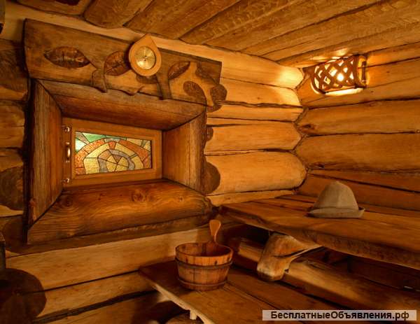 Строим настоящую русскую баню по-черному