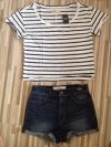 Одежда Hollister. Майка и джинсовые шорты