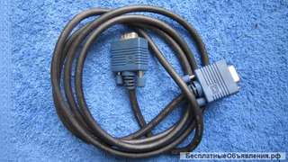 VGA кабель для монитора (папа - папа) 15-pin - 15-pin Длина - 1,8 м