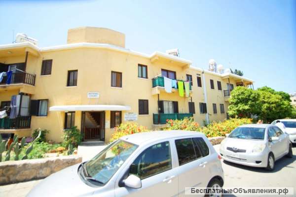 Апартаменты площадью 34 кв.м, 1 спальня, вблизи от моря, Пафос, Kato Paphos, Кипр
