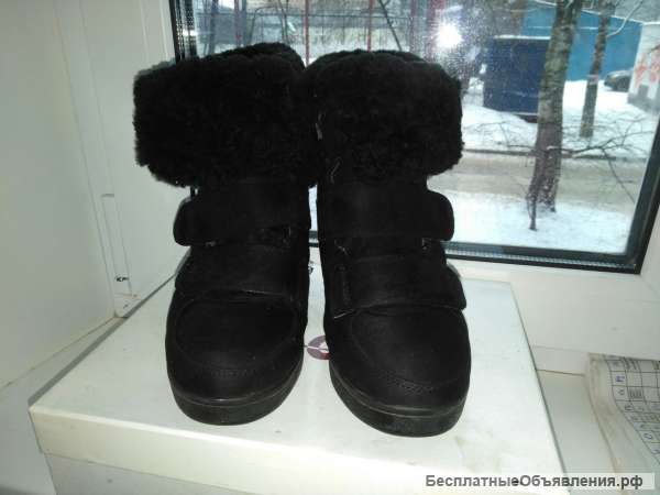 Полу-ботиночки замшевые Зима