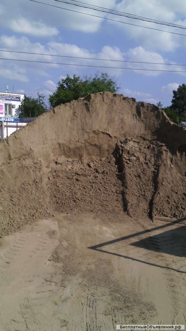 Песок жёлтый карьерный