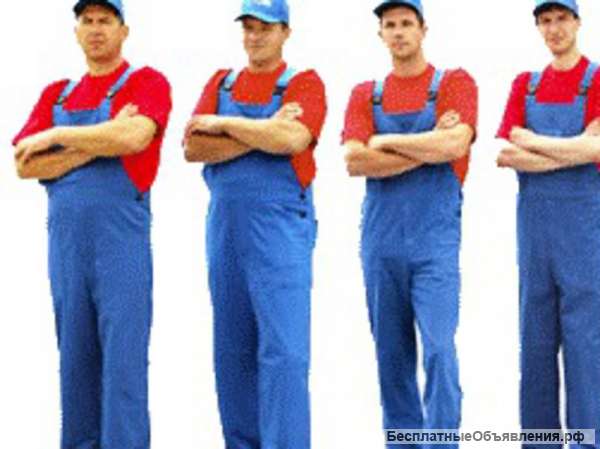 Грузчики, разнорабочие