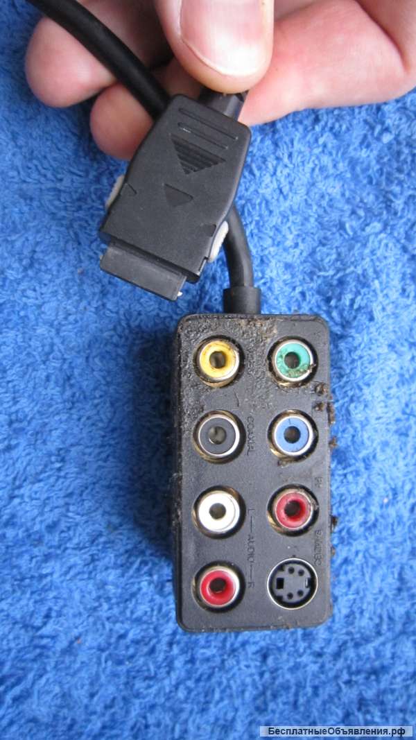 Video, S-Video, Y, Pb, Pr, COAXIAL, AUDIO -L -R Шнур для вывода из автомобильной магнитолы
