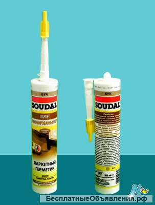 Герметик для дерева Parquet Sealant 280 мл SOUDAL ВИШНЯ