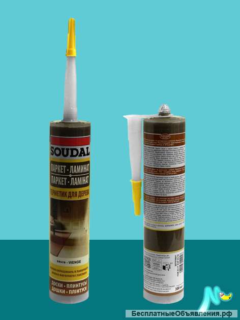 Герметик для дерева Parquet Sealant 280 мл SOUDAL ВЕНГЕ