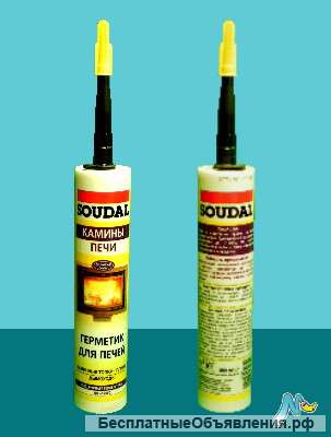 Герметик Calofer жаропрочный для печей 280 мл SOUDAL ЧЁРНЫЙ