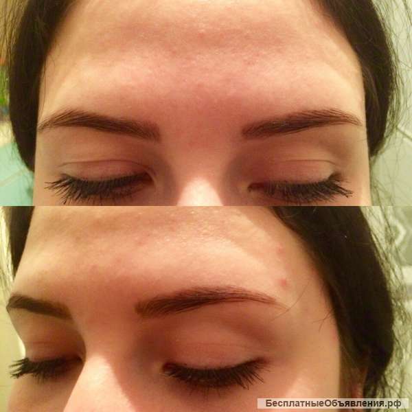 Коррекция и окрашивание бровей