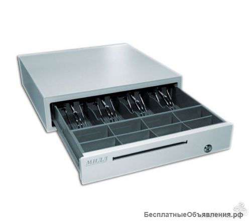 Денежный ящик "Мидл" 1.0/К (компактный серый)