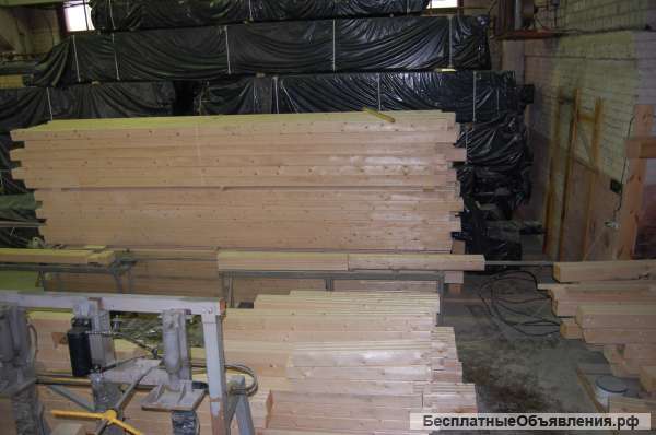 Завод по изготовлению профилированного бруса камерной сушки