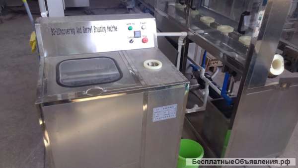 Линия розлива питьевой воды в ПЭТ бутыли объёмом 19,0л