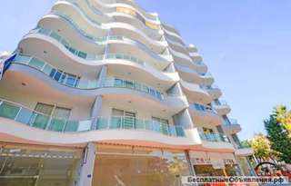 Новая квартира общей площадью 65 кв.м., бассейн, 150 м до пляжа, Турция