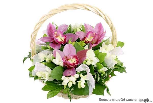 Букеты растения и подарочные корзины