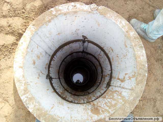 Питьевой колодец "под ключ"(чистка, ремонт, углубление). Водопровод из колодца.