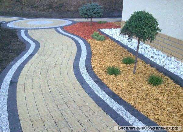 Укладка тротуарной плитки