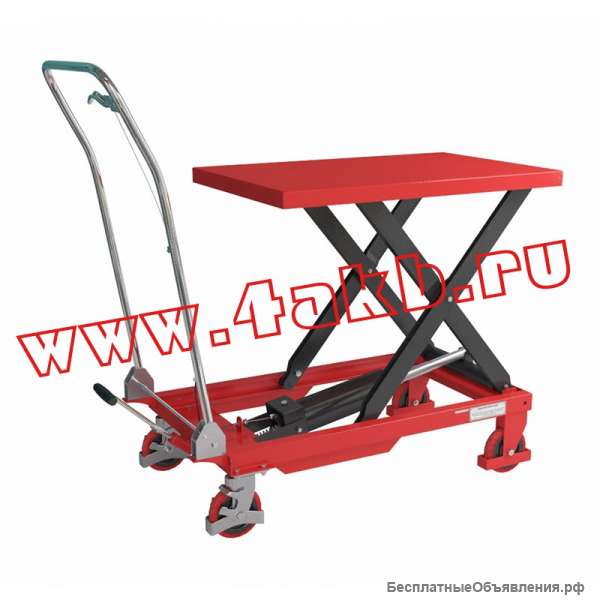 Тележка с подъемной платформой для аккумулятора