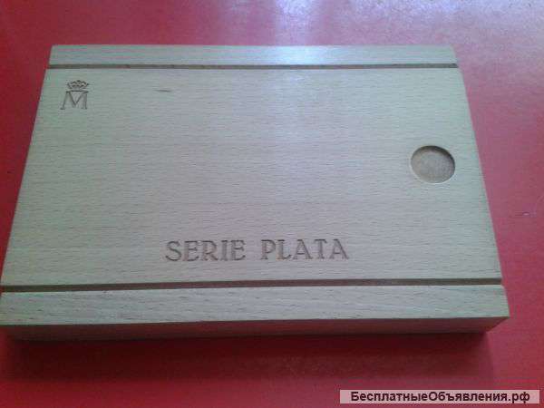 Серебренные монеты гауди 4 серия плата 2002