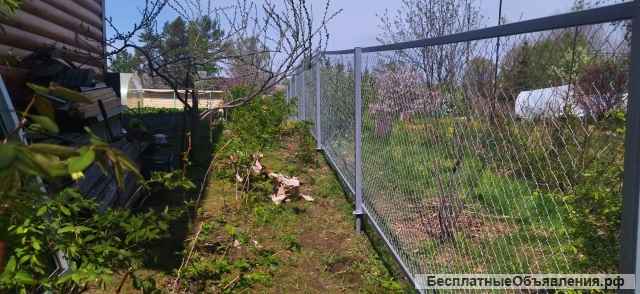 Монтаж заборов, изготовления ворот откатных