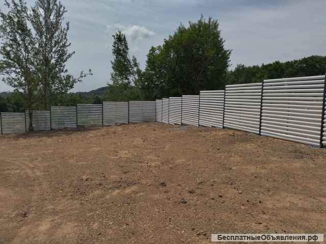 Монтаж заборов, изготовления ворот откатных