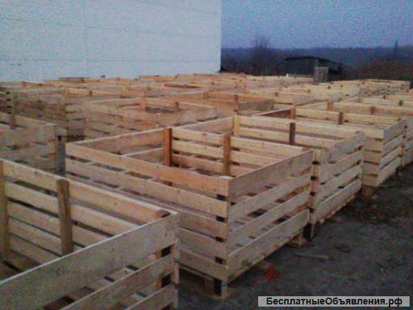 Изготавливаем и продаем деревянные евро контейнера для хранения фруктов и овощей
