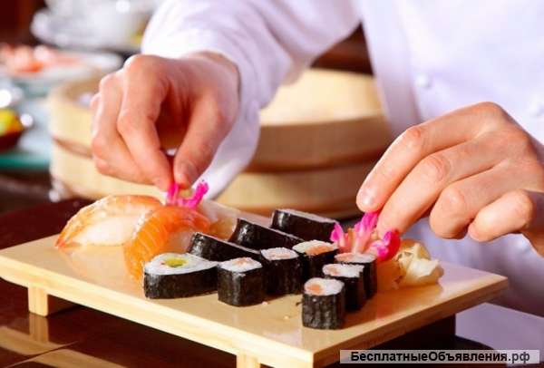 Суши повар керак японский кухняга