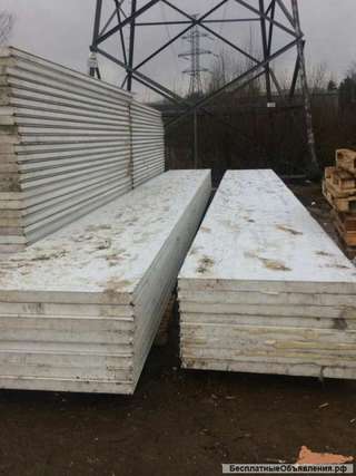 Сэндвич панели Пенополистерол 50 мм Вналичии