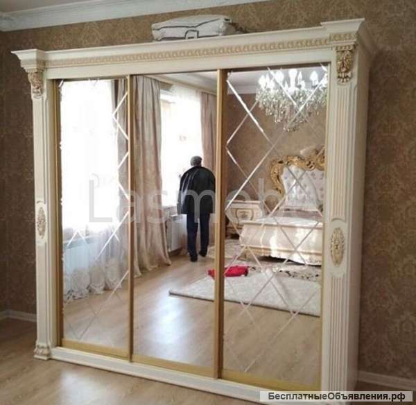 Шкаф купе в классическом стиле