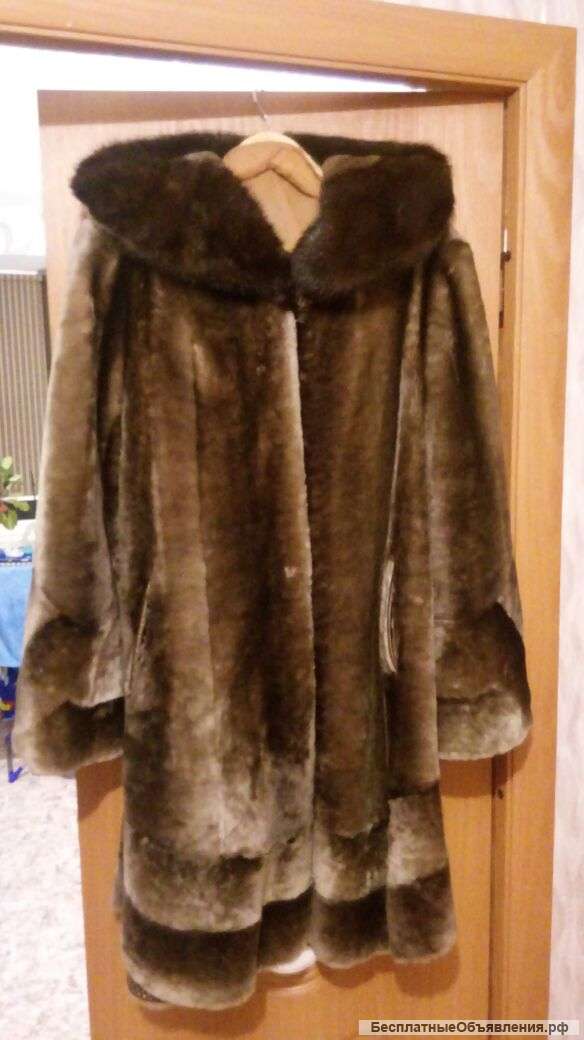 Шуба натуральный мутон