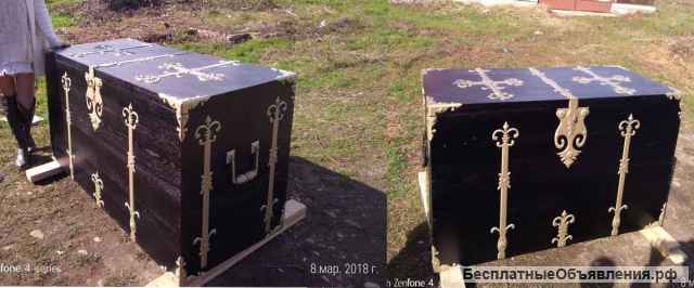 Сундук с ковкой