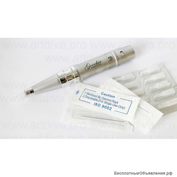 Машинка с аккумулятором для татуажа Goochie ZX 2013 PROF Silver