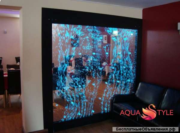 Пузырьковые панели и водопады по стеклу | Чита